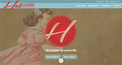 Desktop Screenshot of hot-creative.com
