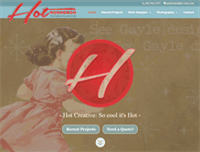 Tablet Screenshot of hot-creative.com